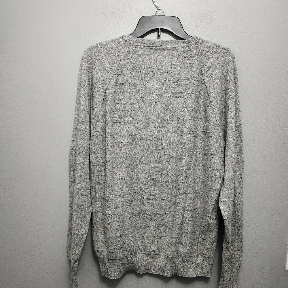 J.crew mercantile men's pullover crew neck sweater size large gray